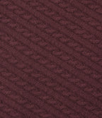 V Neck Long Sleeve Bodycon Mini Casual Dress — Muddled Berry — view 7