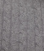 Round Neck Long Sleeve Midi Work Dress — Gull Gray — view 8