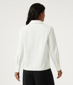 Long Sleeve Work Shirt — White — view 2