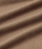 High Waisted 2-in-1 Fringe Hem Midi Suede Party Skirt — Coca Mocha — view 8
