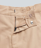 Mid Rise Barrel Leg Work Trousers with Pockets — Candied Ginger — view 7