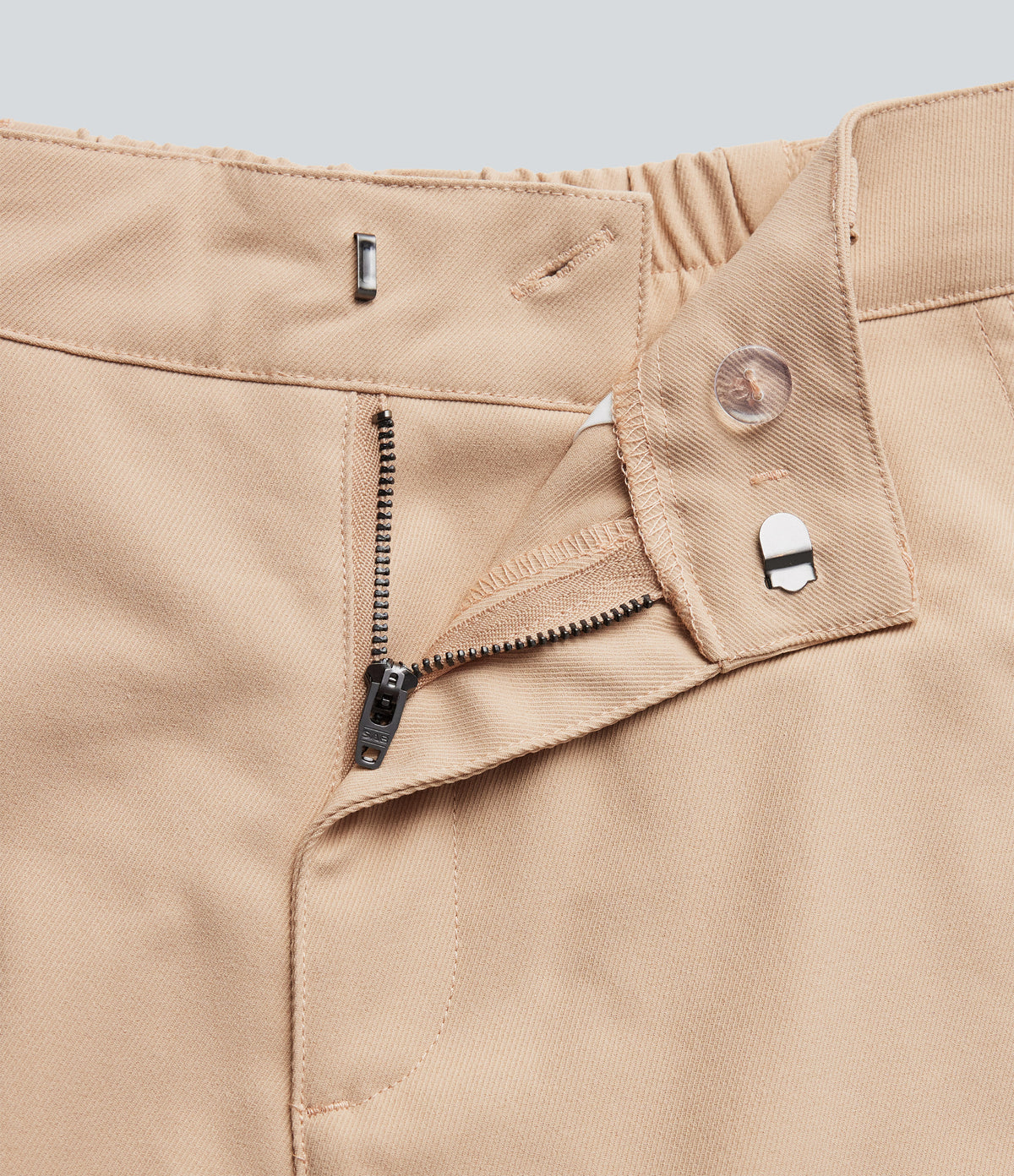 Mid Rise Barrel Leg Work Trousers with Pockets — Candied Ginger — view 7