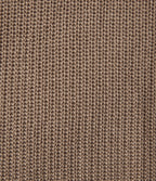 V Neck Open Front Long Sleeve Longline Casual Cardigan — Malt Ball — view 8