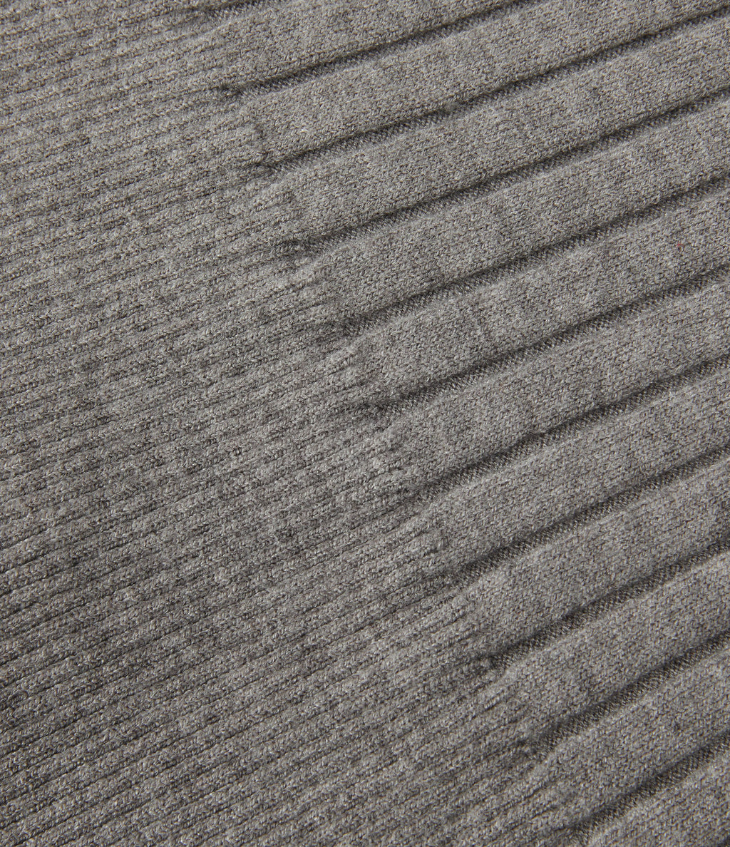 V Neck Long Sleeve Casual Jumper — Silent Storm — view 8