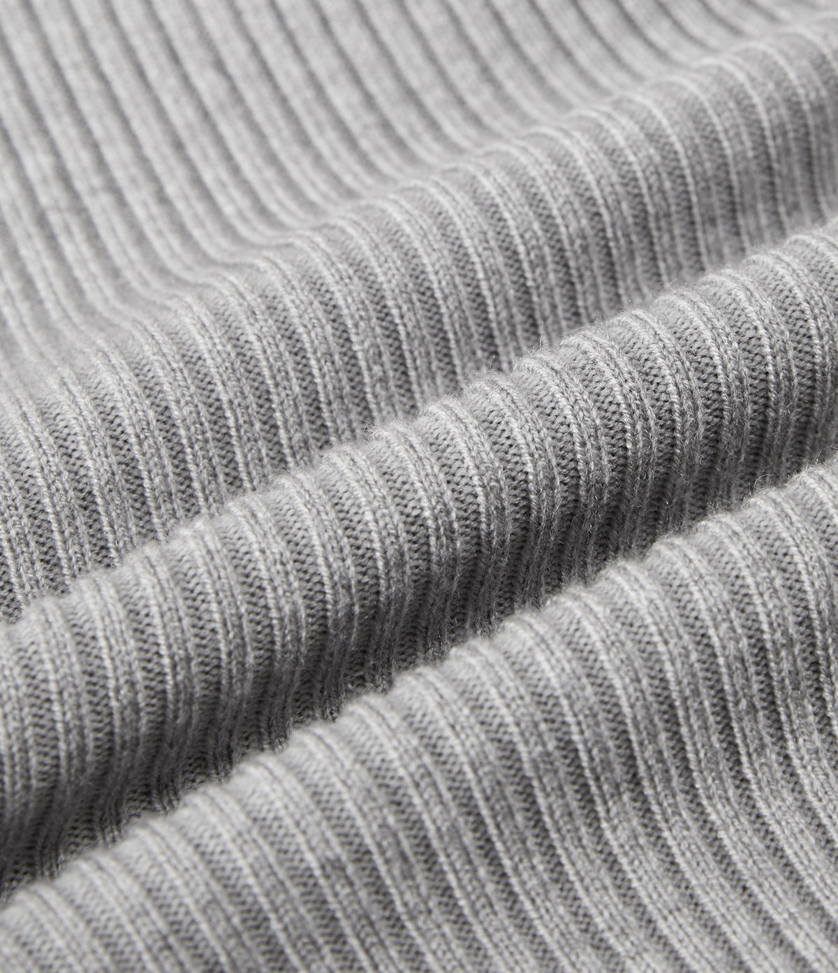 Lapel Long Sleeve Thumb Hole Work Jumper — Grey — view 8