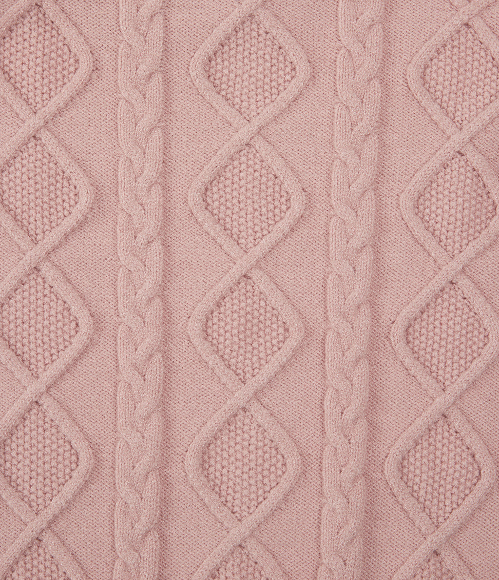 Hooded Long Sleeve Lounge Cardigan — Peachskin — view 8
