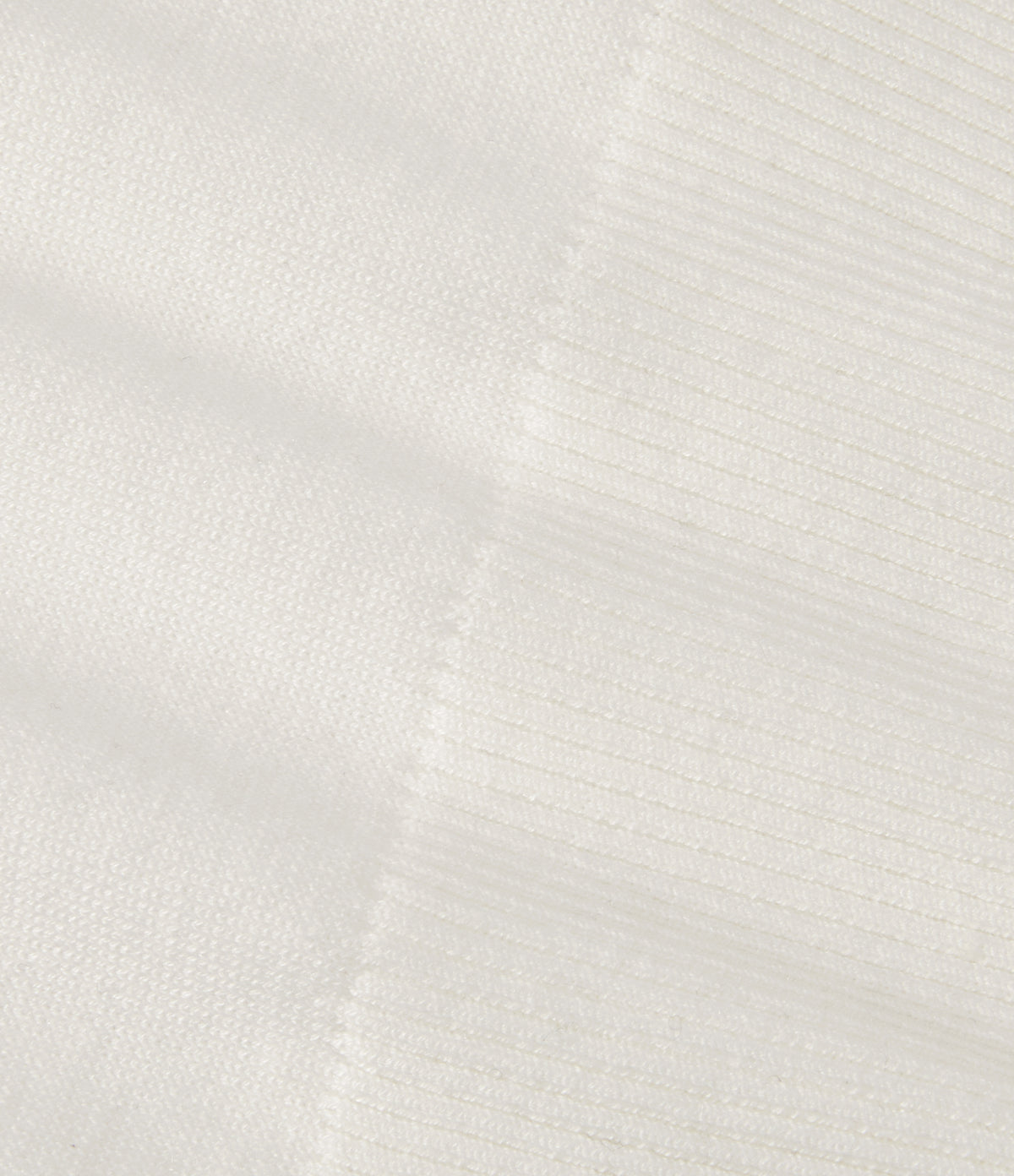V Neck Short Sleeve Ruched Slim Casual Jumper — White Alyssum — view 7