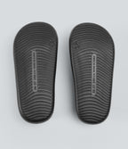 Plain Workout Slides — Black — additional view
