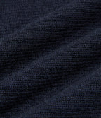 Mock Neck Batwing Long Sleeve Work Jumper — Navy — view 8