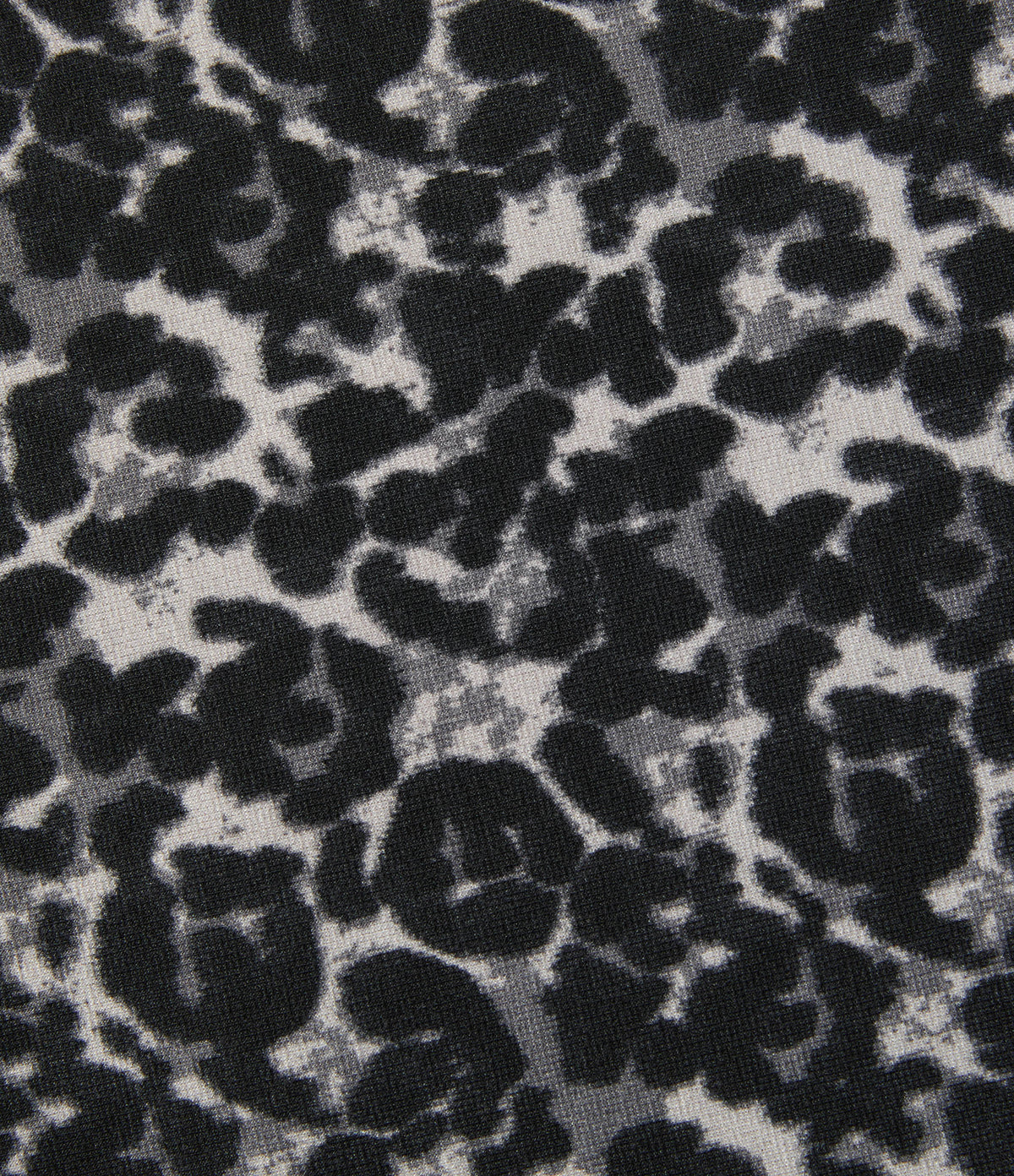 Round Neck Leopard Print Long Sleeve Ruched Casual Top — Cool Quarry — view 8