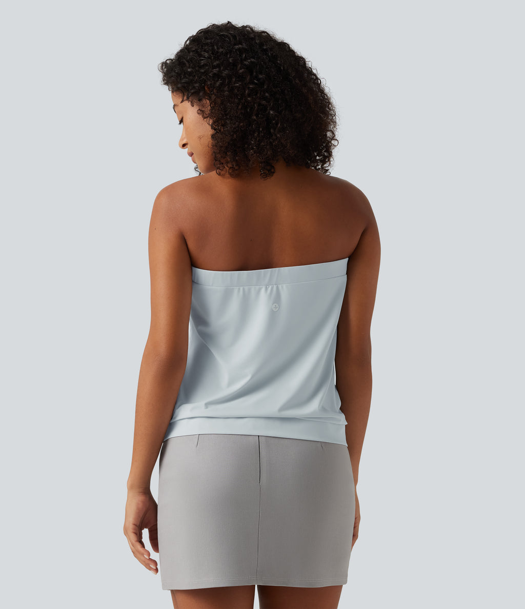 InstantCool Casual Tube Top — Frost Veil — view 2