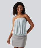 InstantCool Casual Tube Top — Frost Veil — view 4