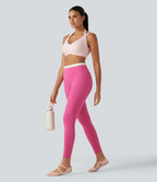 Airy Low Support Built-in Bra InstantCool Yoga Sports Bra — Primrose Pink — view 8