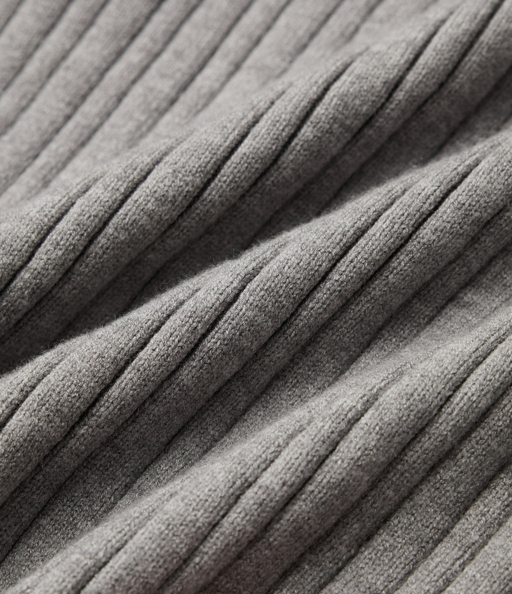 Lapel Long Sleeve Work Jumper — Wild Dove — view 8