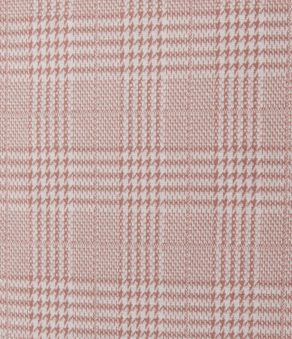 High Waisted Plaid Flare Work Trousers with Pockets — Bean Paste Houndstooth Plaid — view 7