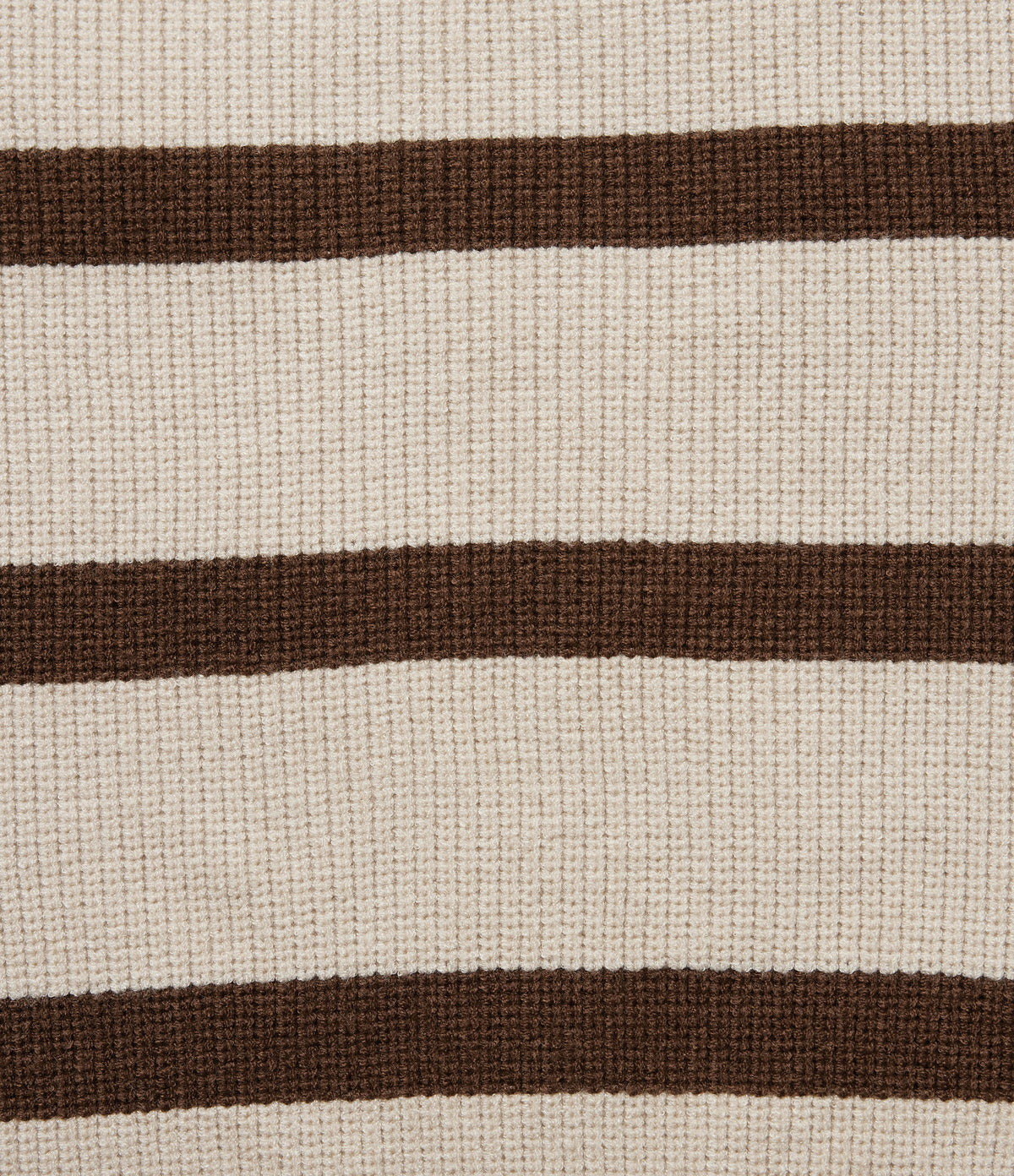 Round Neck Cold Shoulder Long Sleeve Stripe Work Jumper — Walnut Stripe — view 8