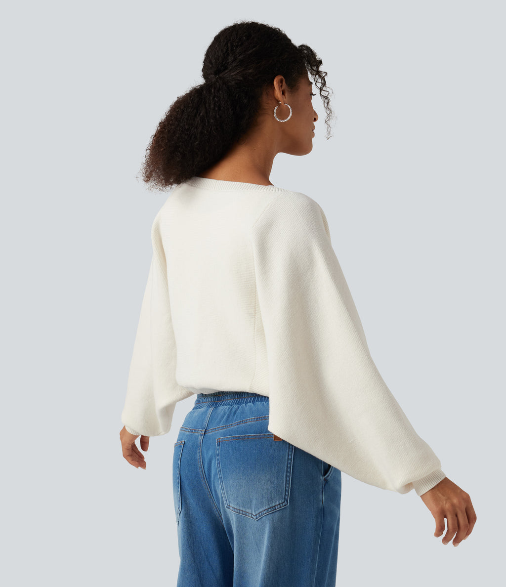Long Sleeve Open Front Casual Cardigan — Cheese White — view 2