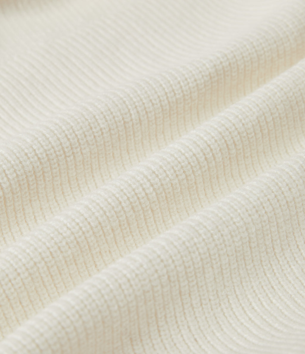Long Sleeve Open Front Casual Cardigan — Cheese White — view 7