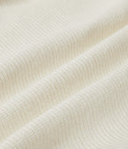 Long Sleeve Open Front Casual Cardigan — Cheese White — view 7