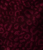 High Waisted 2-in-1 Bodycon Velvet Leopard Print Mini Party Skirt — Crimson Wild — view 7