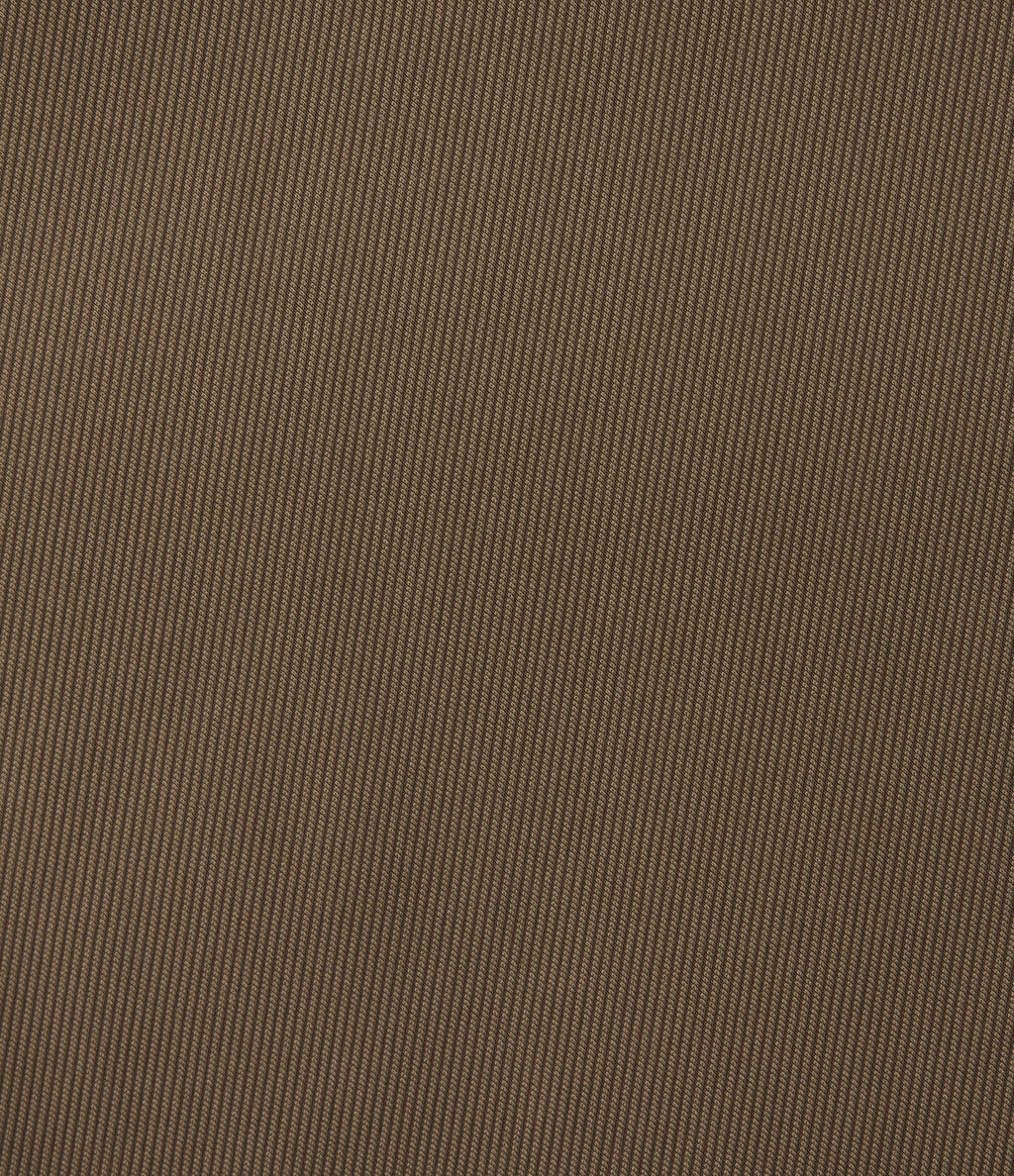 High Waisted Barrel Leg Curved Hem Quick Dry Dance Trousers with Pockets-UPF40+ — Shitake — view 8