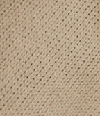 Round Neck Long Sleeve Casual Cardigan — Pale Khaki — view 8
