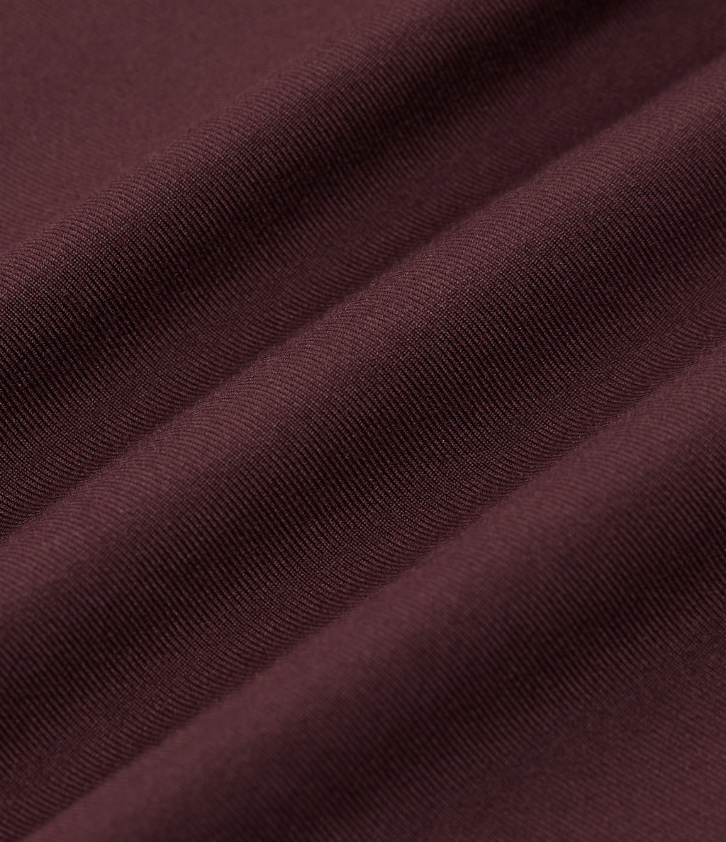 High Waisted Drawstring Casual Joggers with Pockets — Windsor Wine — view 7
