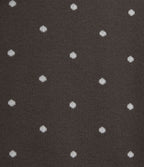 Round Neck Long Sleeve Polka Dot Casual Cardigan — Clay Brown — view 7