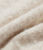 Boat Neck Long Sleeve Casual Jumper — Pastel Parchment — view 8