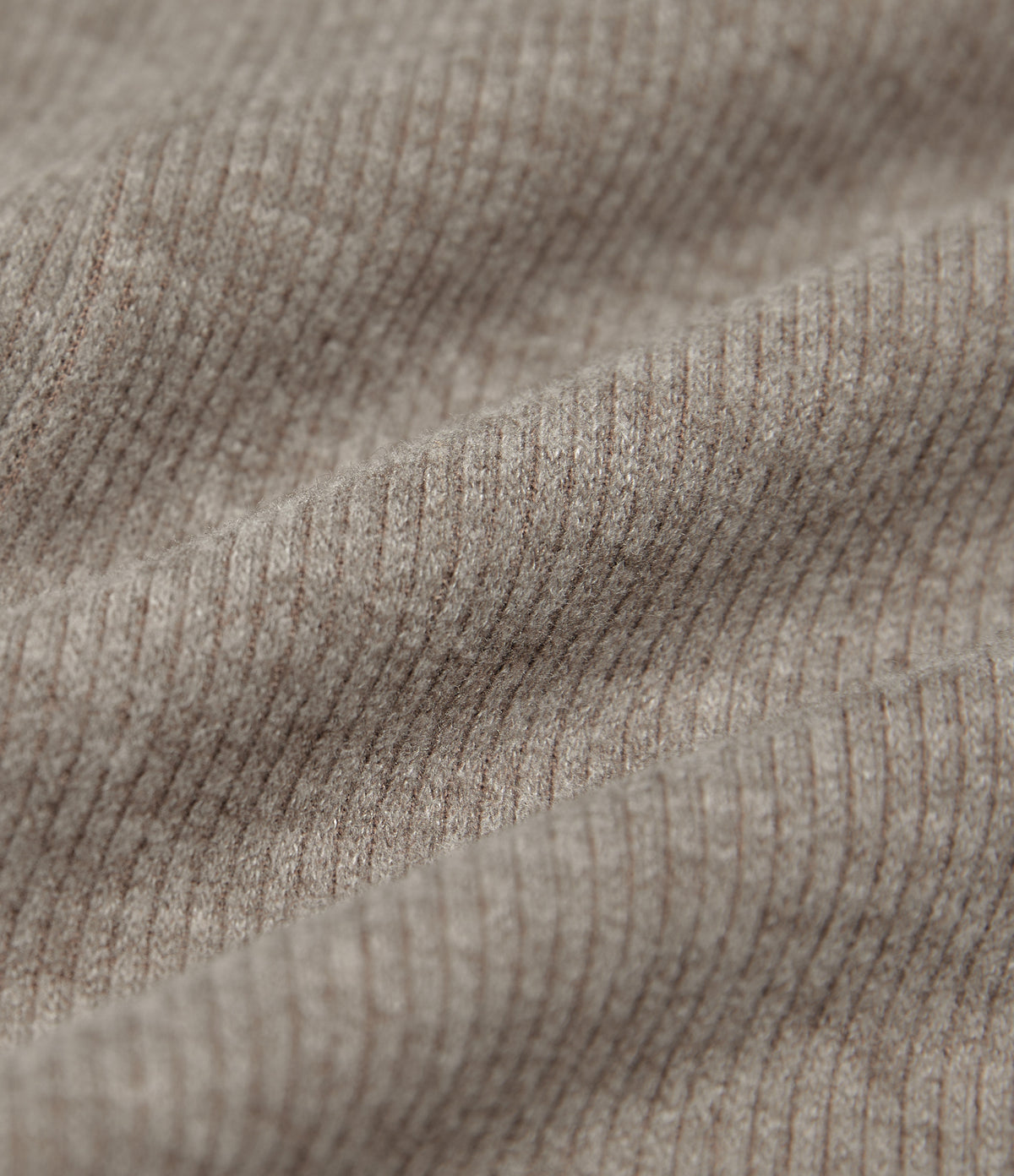 Off Shoulder Batwing Long Sleeve Asymmetric Casual Top — Taupe Stripe — view 8