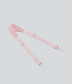 Yoga Crossbody Bag with Zipper Pocket — Crystal Pink — view 7