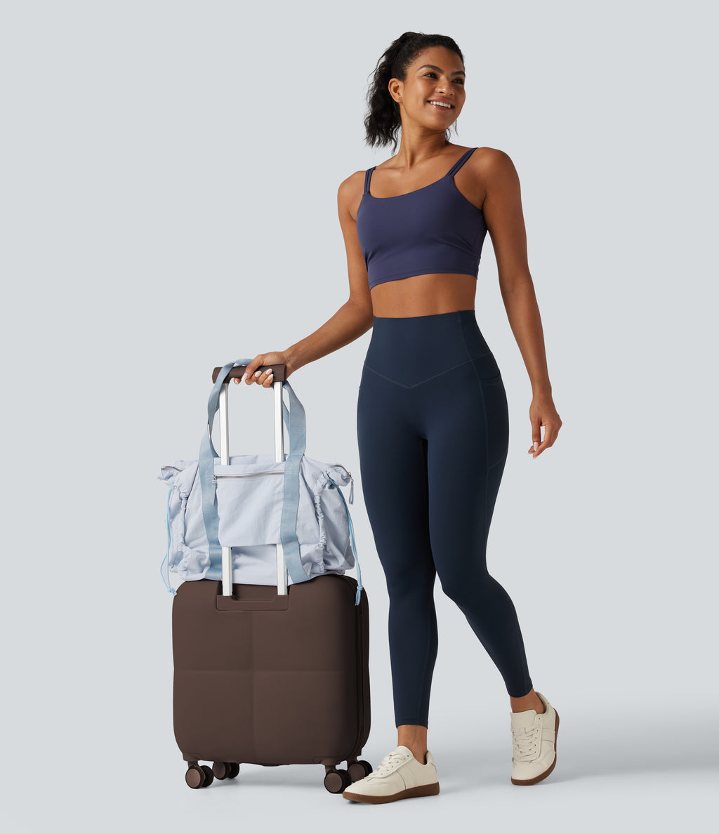 Plain Yoga Duffle Bag — Baby Blue — view 5
