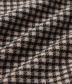 Boat Neck Sleeveless Gingham Casual Mini Dress with Pockets — Latte Night Grid — view 7