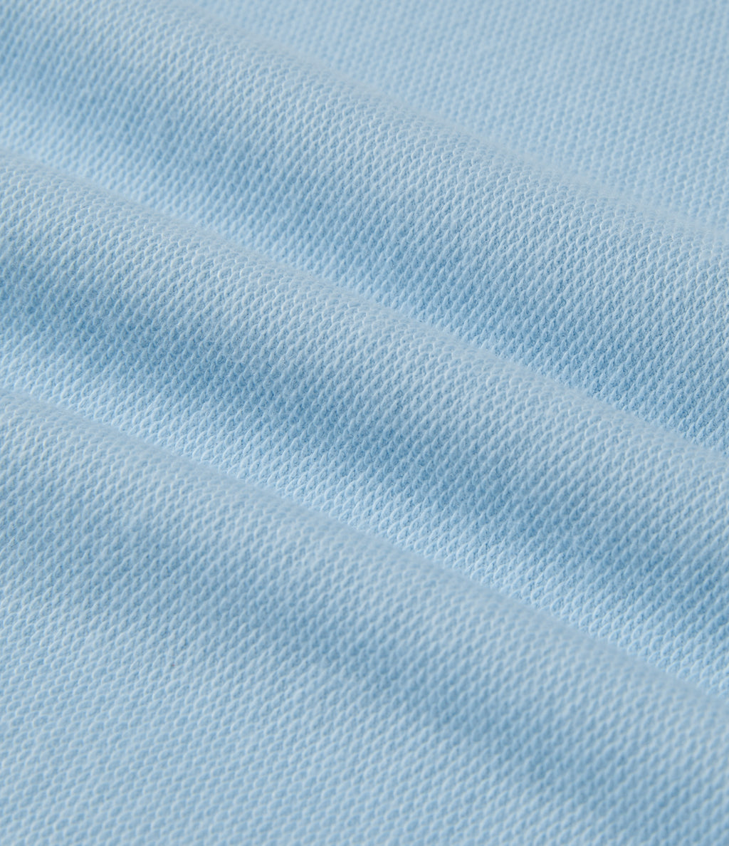 Low Rise Drawstring Oversized Casual Bubble Sweatpants with Pockets — Airy Blue — view 8