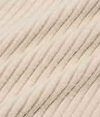 Ribbed Knit Boat Neck Long Sleeve V Back Casual Top — Whipped Taupe — view 8