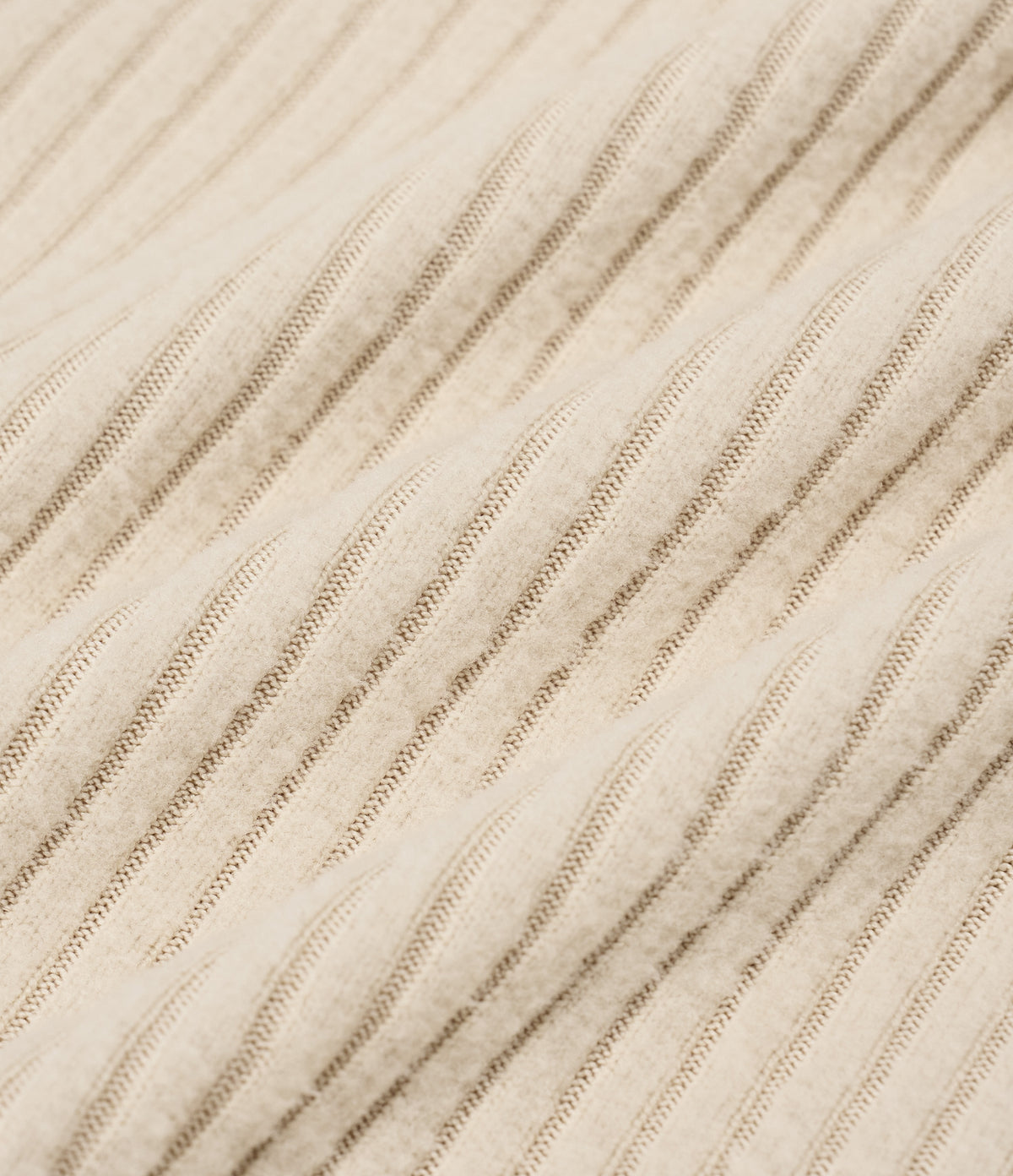 Ribbed Knit Boat Neck Long Sleeve V Back Casual Top — Whipped Taupe — view 8