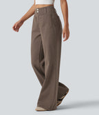 High Waisted Flare Colorful Casual Jeans with Pockets — Shopping Bag — view 3