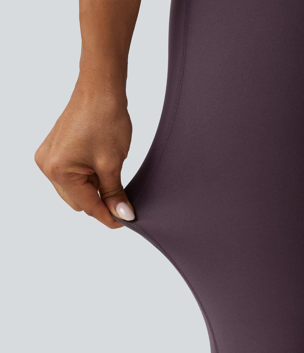 Speedwave High Waisted Tummy Control Training & Running Leggings with Pockets — Dusky Evening purple — view 7