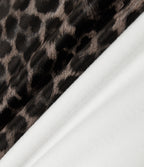 High Waisted Stretchy PU Leopard Print Leather Flare Casual Trousers with Pockets — Cozy Feline — view 8