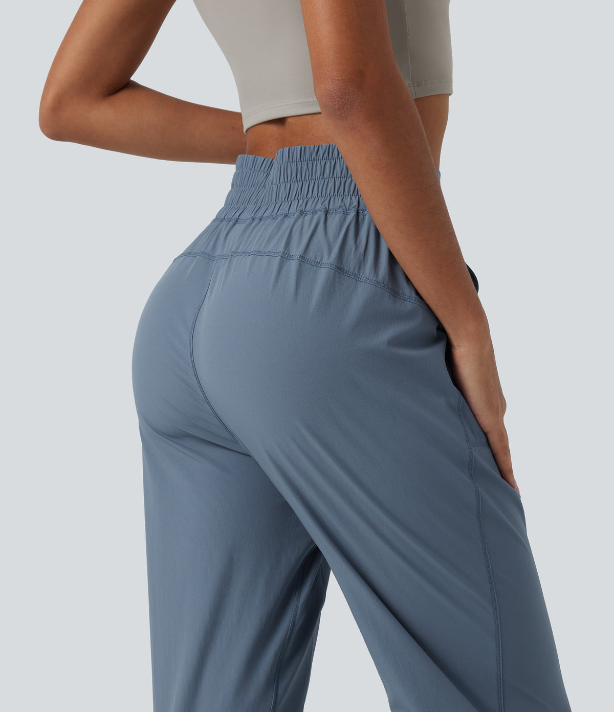 High Waisted Hiking Jogger with Pockets — Troposphere — view 5