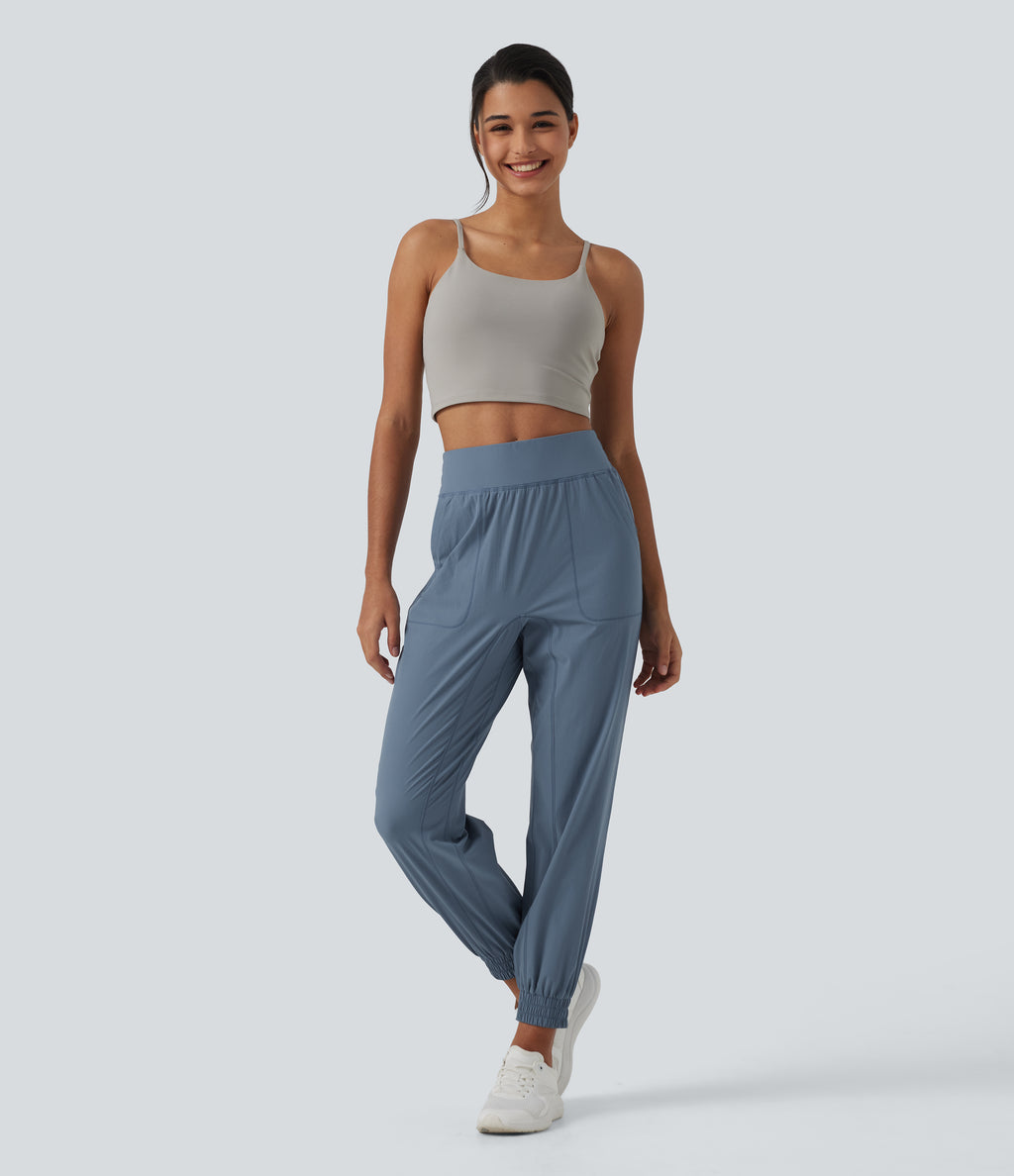 High Waisted Hiking Jogger with Pockets — Troposphere — view 4