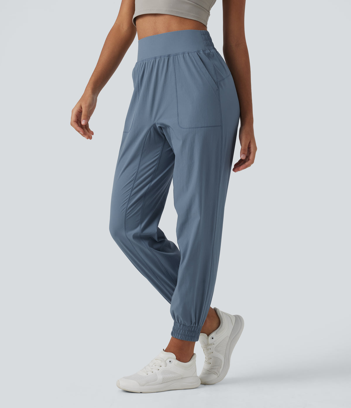 High Waisted Hiking Jogger with Pockets — Troposphere — view 1