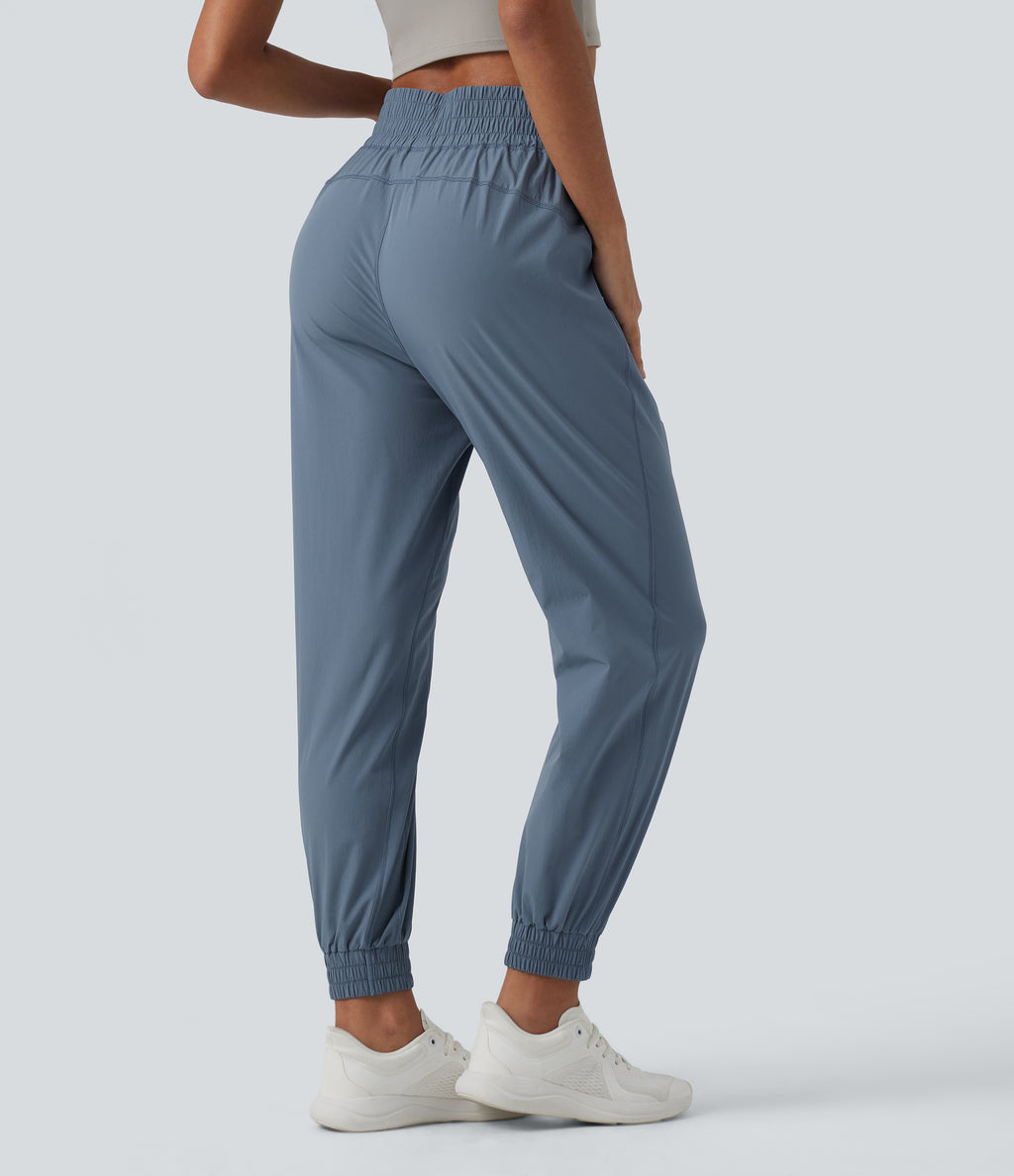 High Waisted Hiking Jogger with Pockets — Troposphere — view 2
