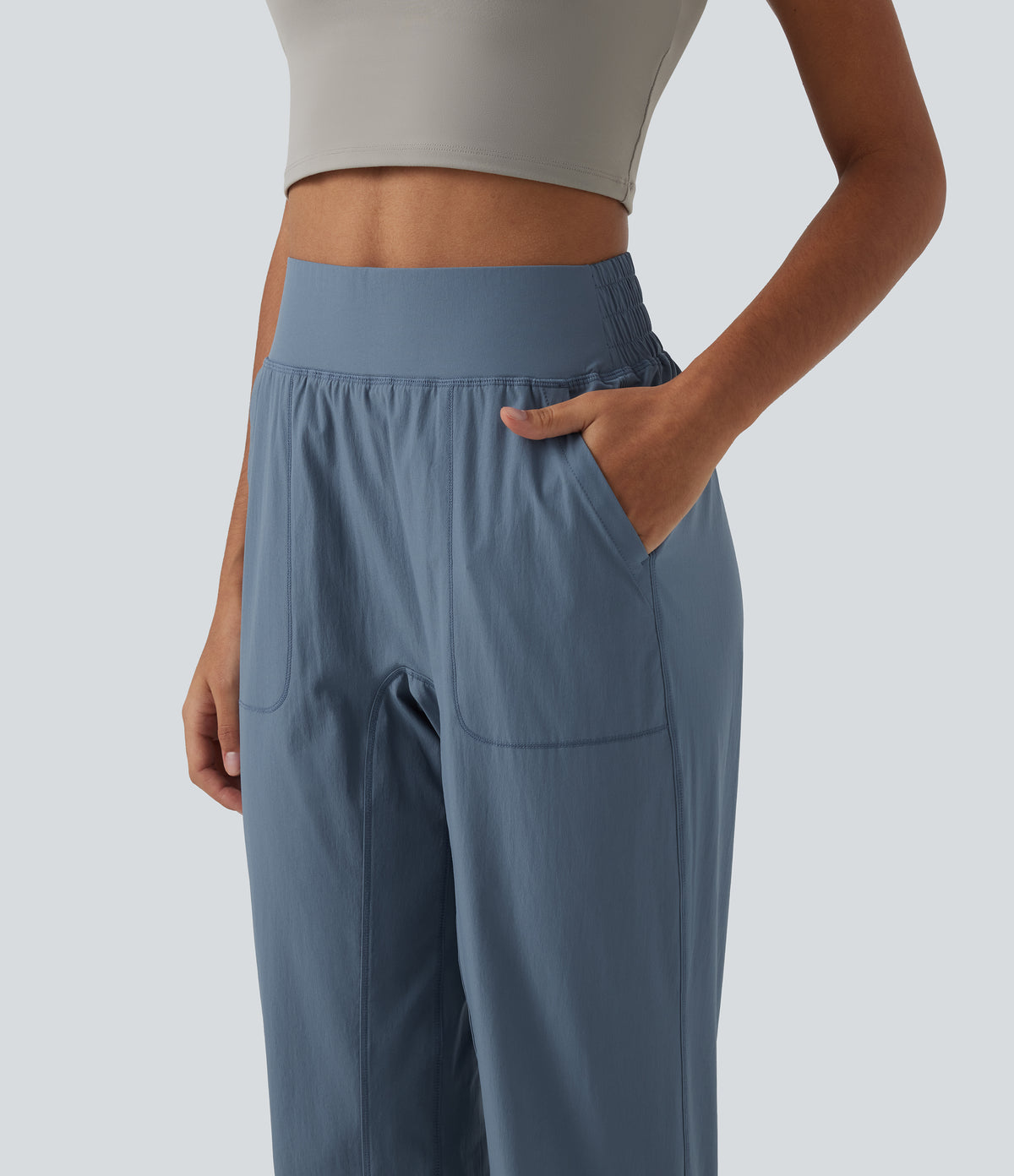 High Waisted Hiking Jogger with Pockets — Troposphere — view 6