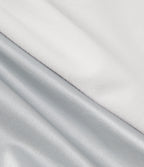 High Waisted Drawstring Side Stripe Stretchy PU Fleece Wide Leg Trousers with Pockets — Cloud Drift — view 7