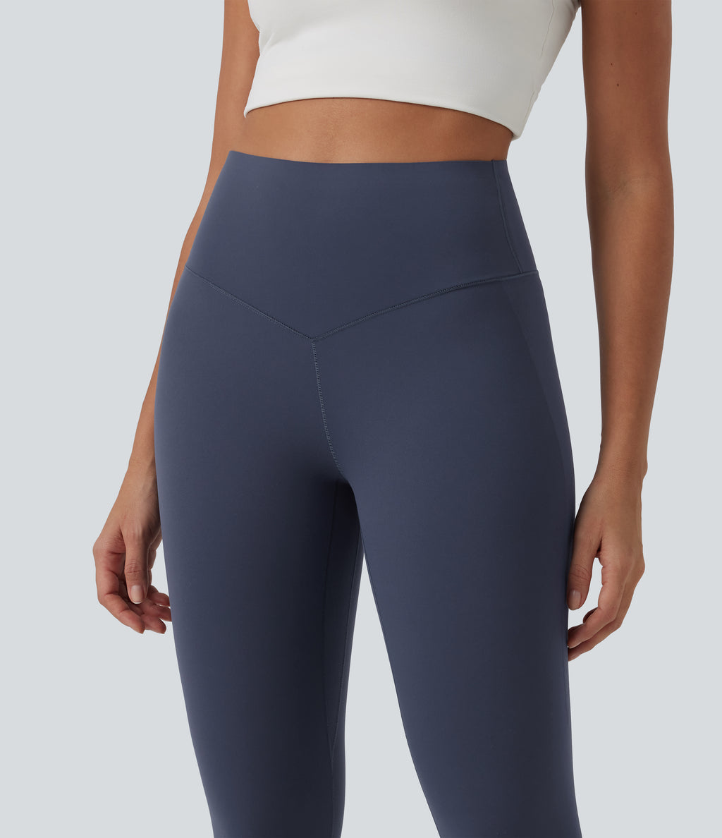 InstantCool High Waisted Tummy Control Butt Lifting Skinny Leggings — Mood Indigo — view 6