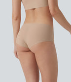 Low Rise Seamless Casual Underwear Panties — Toasted Almond — view 2