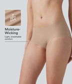 Low Rise Seamless Casual Underwear Panties — Toasted Almond — view 1