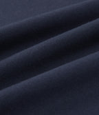 Mid Rise Wide Leg Casual Cotton Sweatpants with Pockets — Night Blue — view 7