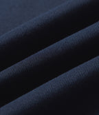 Mid Rise Straight Leg Casual Cotton Sweatpants with Pockets — Navy Blazer — view 7